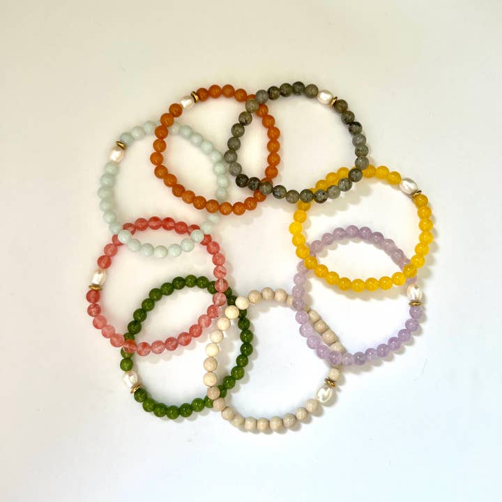 Adrienne Bracelets and other Purchase Wholesale semi precious gemstone beads. Free Returns & Net 60 Terms on Faire trending on Faire.