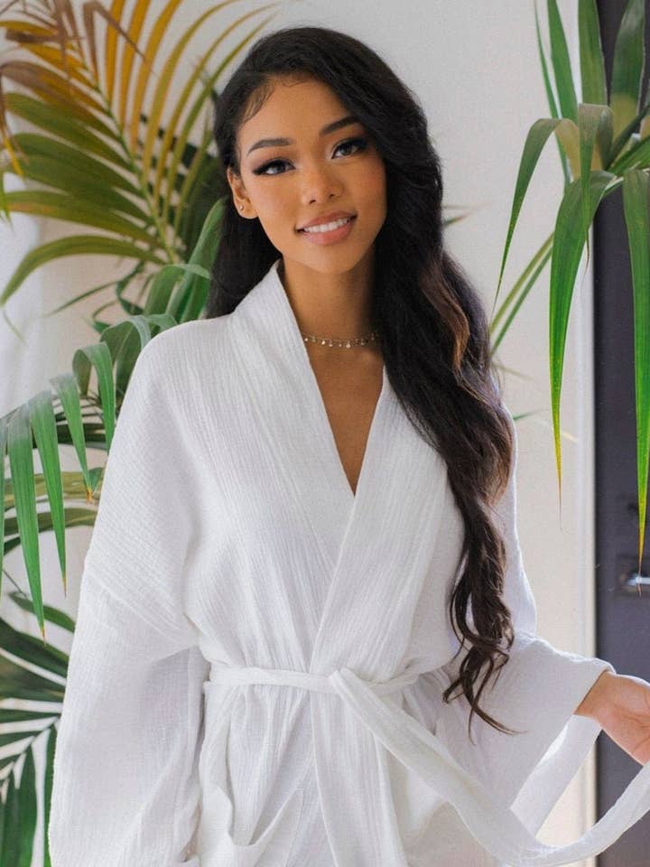 Keikico - Vendita all'ingrosso Vestaglia - Donna - Vestaglia in garza7