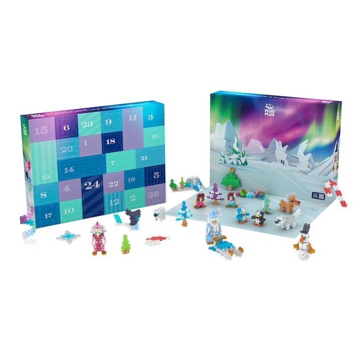 Plus-Plus USA - Wholesale Advent Calendar - Artic Adventure Advent Calendar0