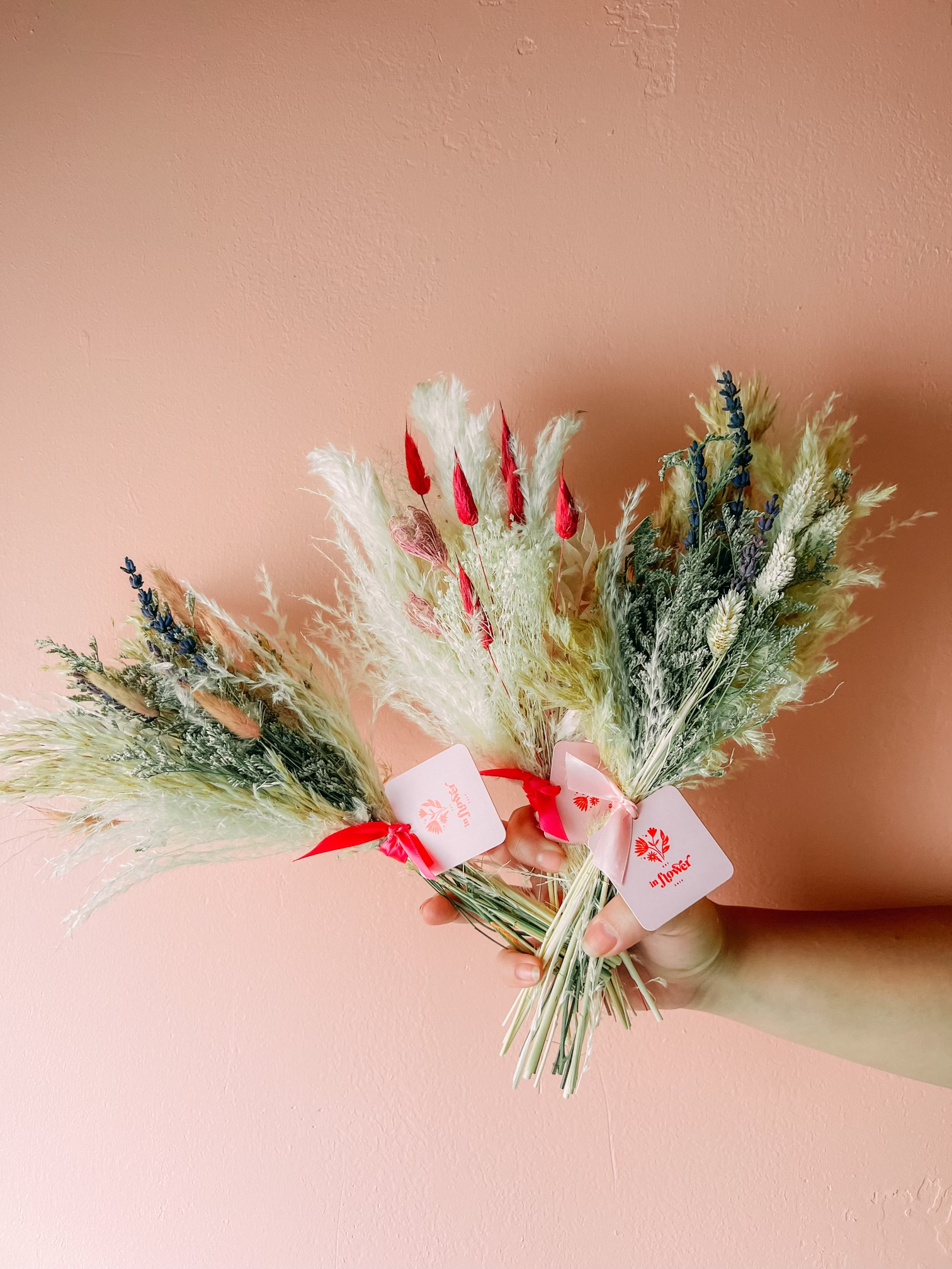 In Flower – Engroshandel Tørrede/pressede blomster – Mini buket 4