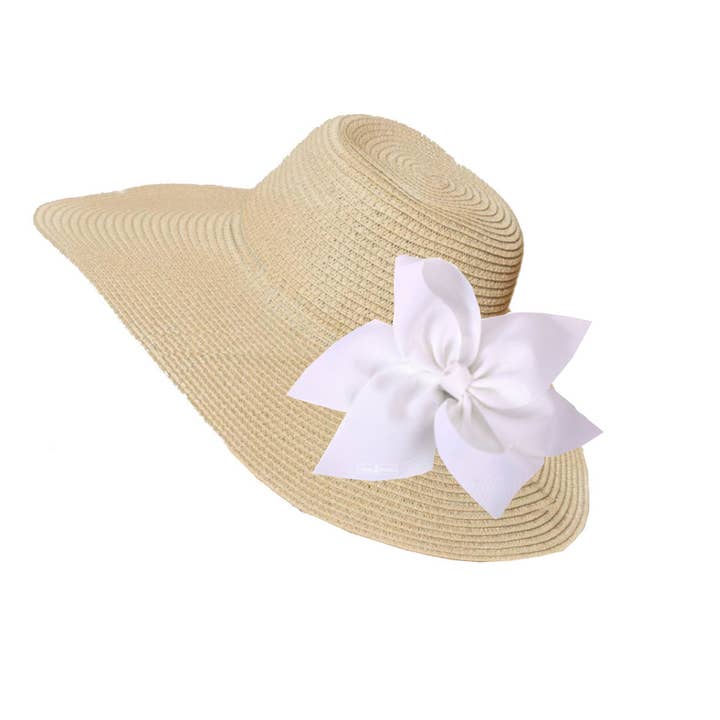 Peachy Pendants - Wholesale Straw Hat - Women's - The Chatham Straw Hat with Interchangeable Bow -Choose Color18