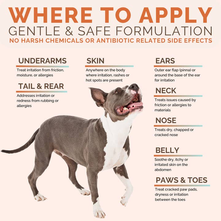 ClearFur - Wholesale Pet Paw Protection - Hot Spot & Itch Relief Cream for Dogs & Cats 2oz12