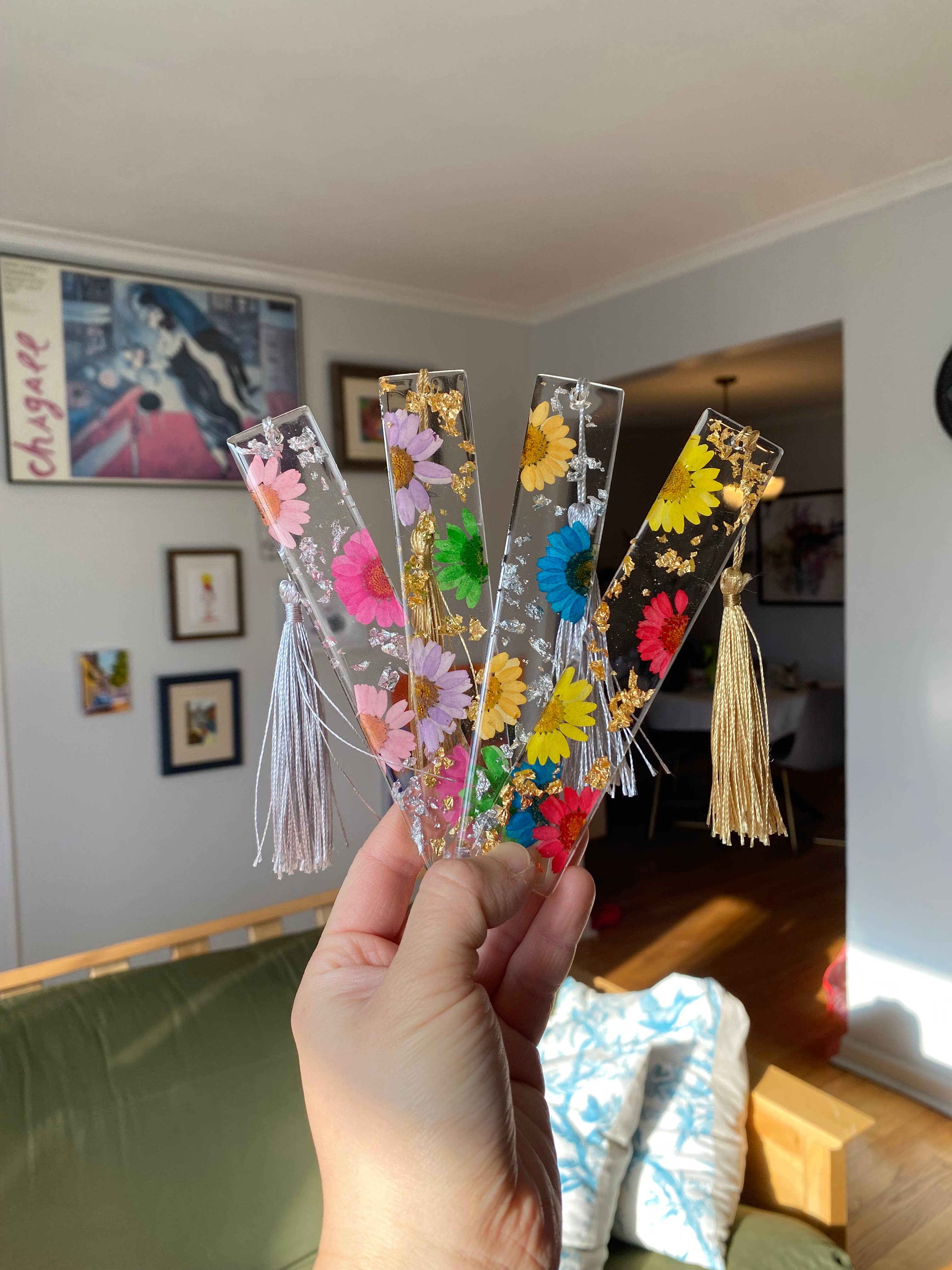 Mia’s Resin Boutique - Wholesale Bookmark - Floral Bookmarks 5.5" - Resin Bookmarks - Page Marker 7