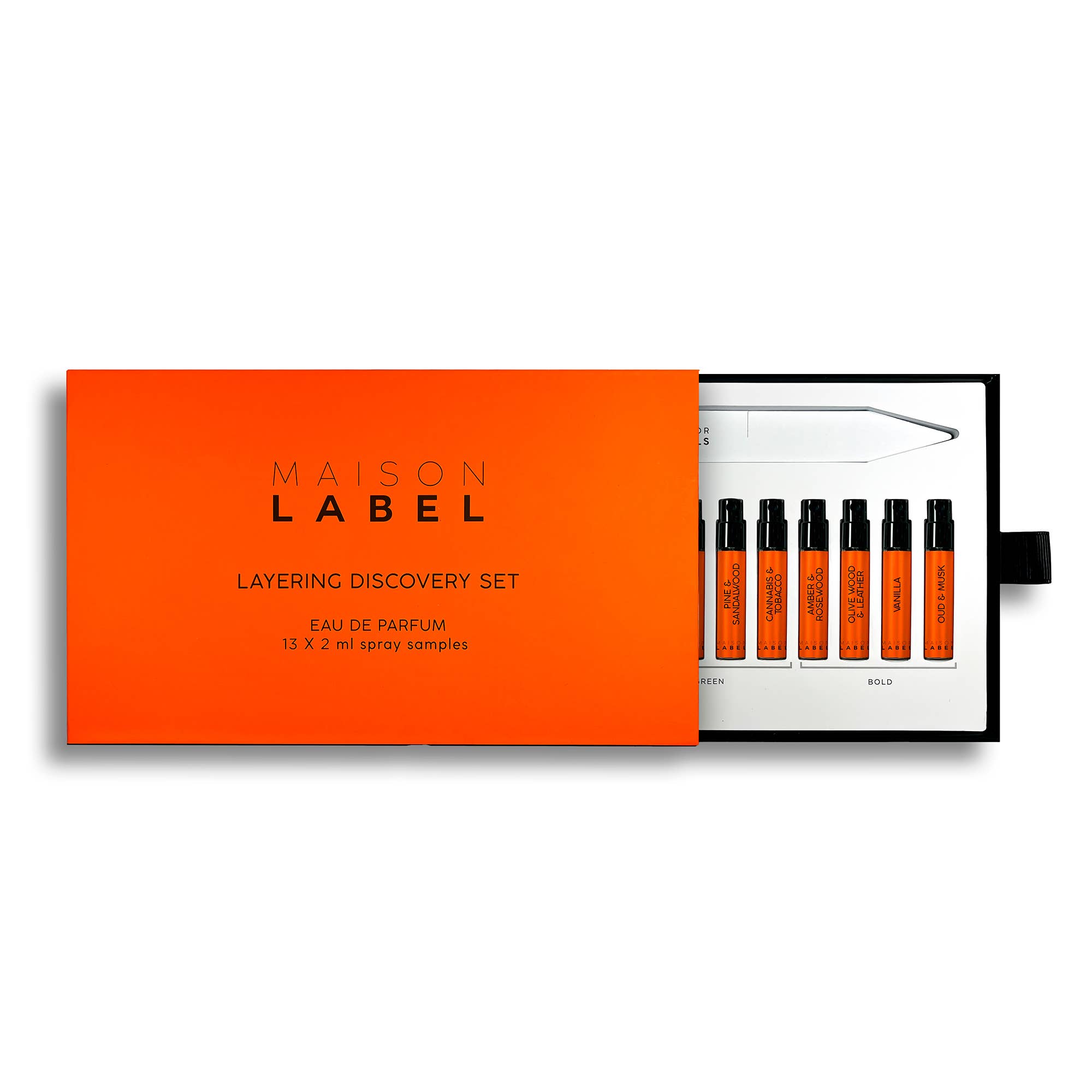 MLPH Maison Label Perfume House - Vendita all'ingrosso Set regalo di profumi - Maison Label - Set di scoperta per sovrapposizione (13 x 2 ml)2