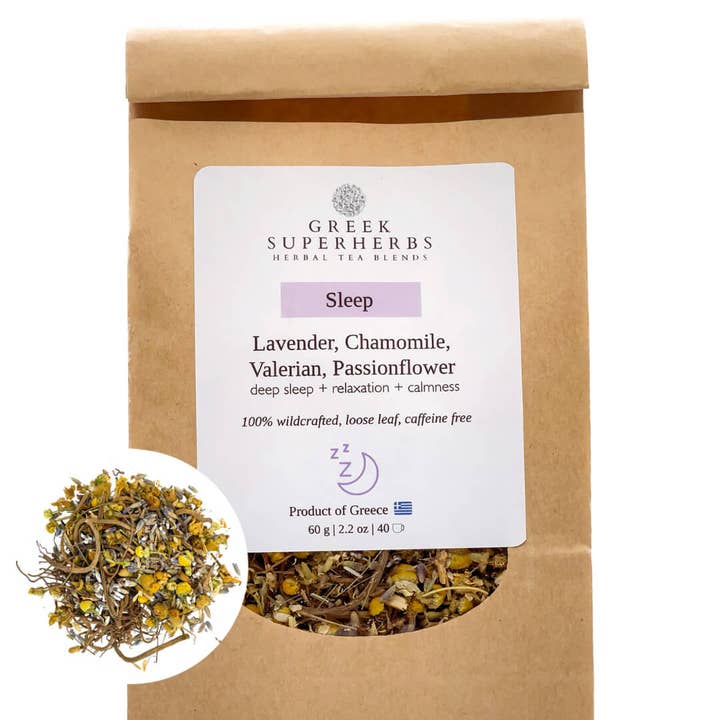 Sleep Tea for wholesale by Greek Superherbs