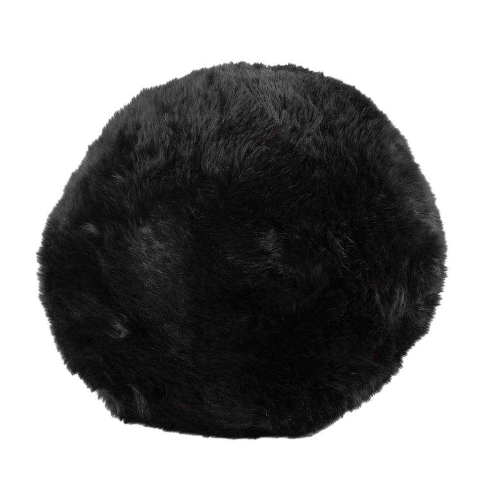 Fibre by Auskin USA - Vente Coussin décoratif - Coussin boule en peau de mouton à poils longs0