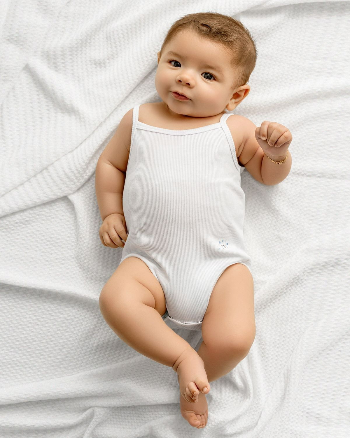 MiniMoi by MeMoi - Wholesale Bodysuit (Footed) - Baby - Ribbed Dot Logo Bodysuits 3 Pack2