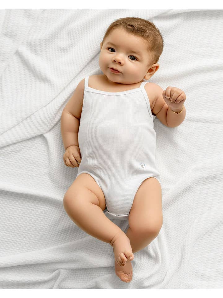 MiniMoi by MeMoi - Wholesale Bodysuit (Footed) - Baby - Ribbed Dot Logo Bodysuits 3 Pack2