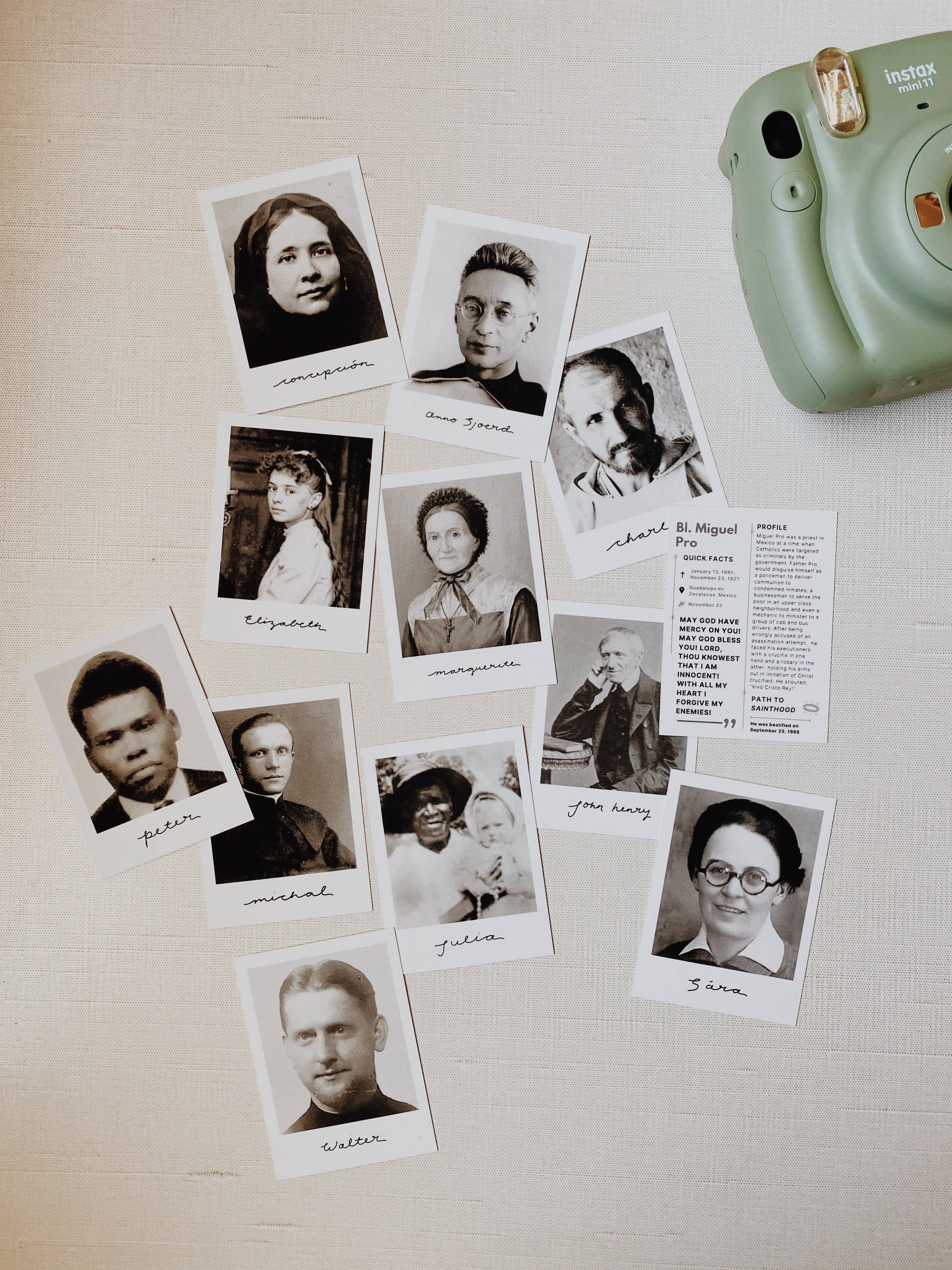 January Jane Shop - Wholesale Religious Card - Saint Polaroid Minis5