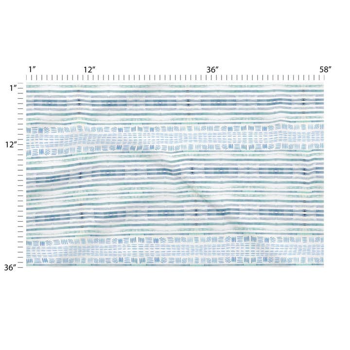 Marina Stripe - Natural Fiber Fabric by the Yard for wholesale by FabricSmiths