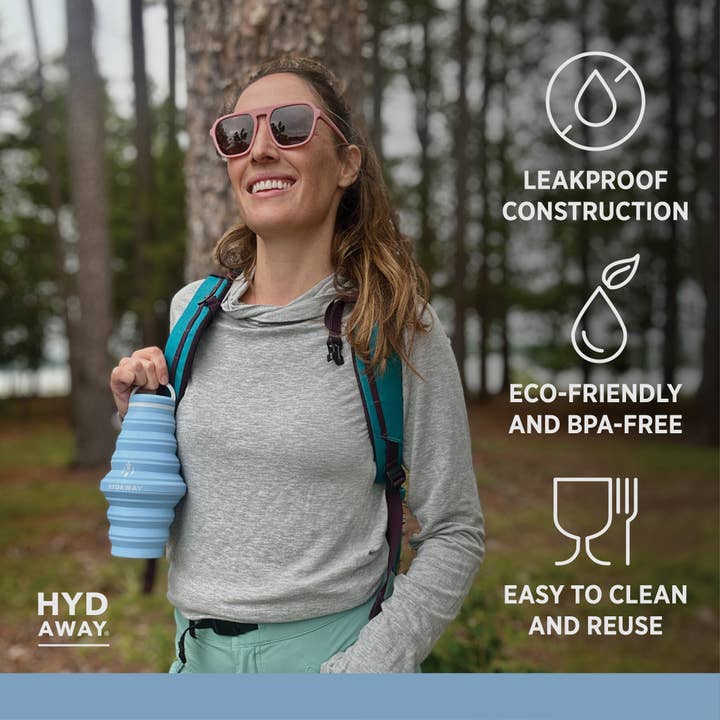 HYDAWAY – Großhandel Trinkflaschen – Zusammenklappbare Wasserflasche | 25oz26