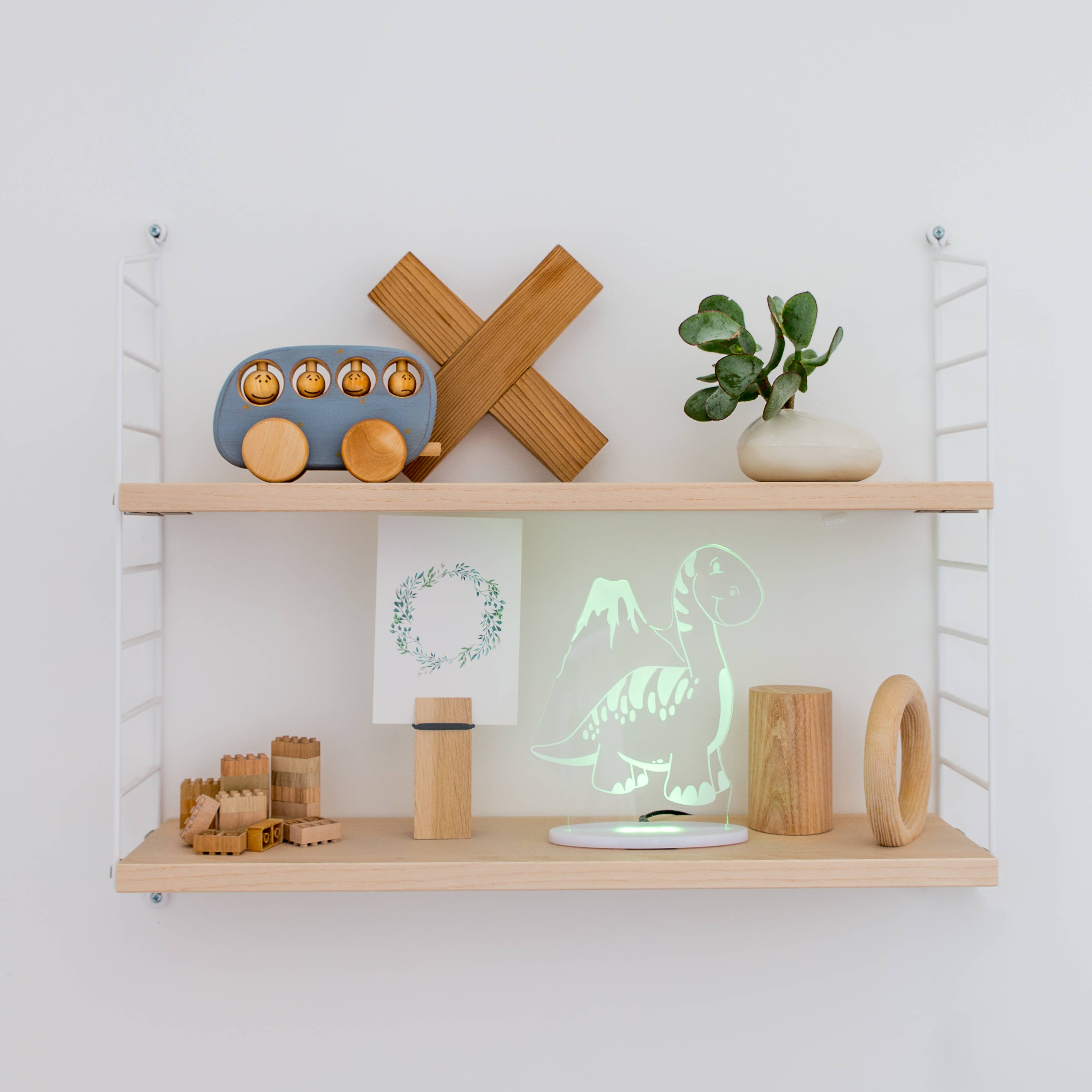 Luminous Distribution - Wholesale Night Light - Kids & Baby - Duski Dream Light LED Night Light - Dinosaur - PLUG IN12