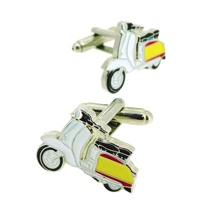Cufflinks for shirt Vespa-Lambretta Spain 20 mm for wholesale by Beclosetoyou