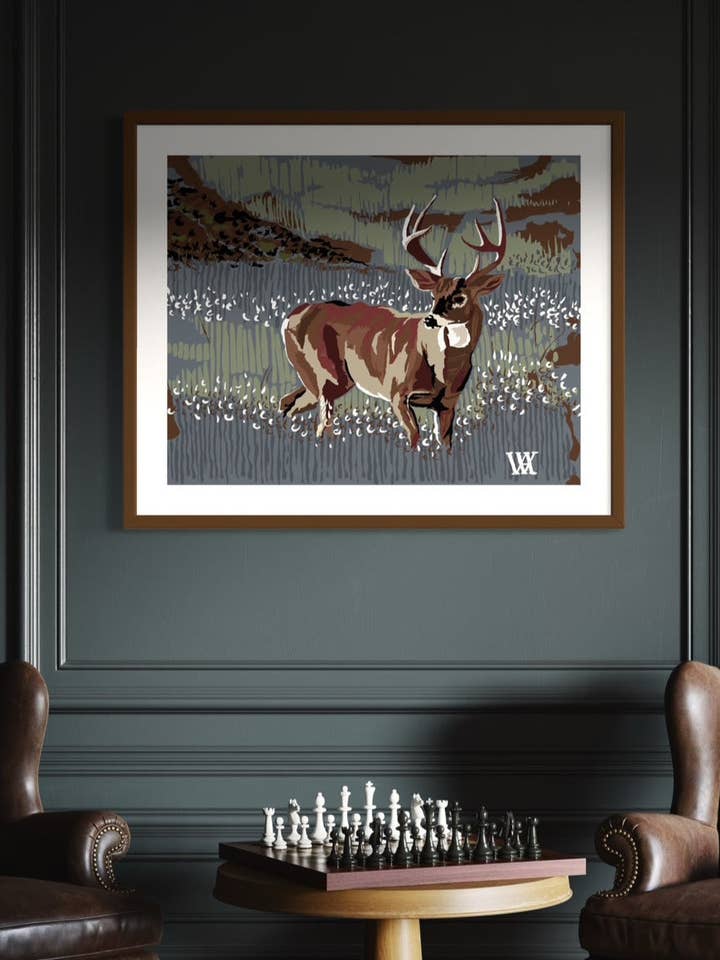 Slate Still Buck for wholesale by Austin Williams Art