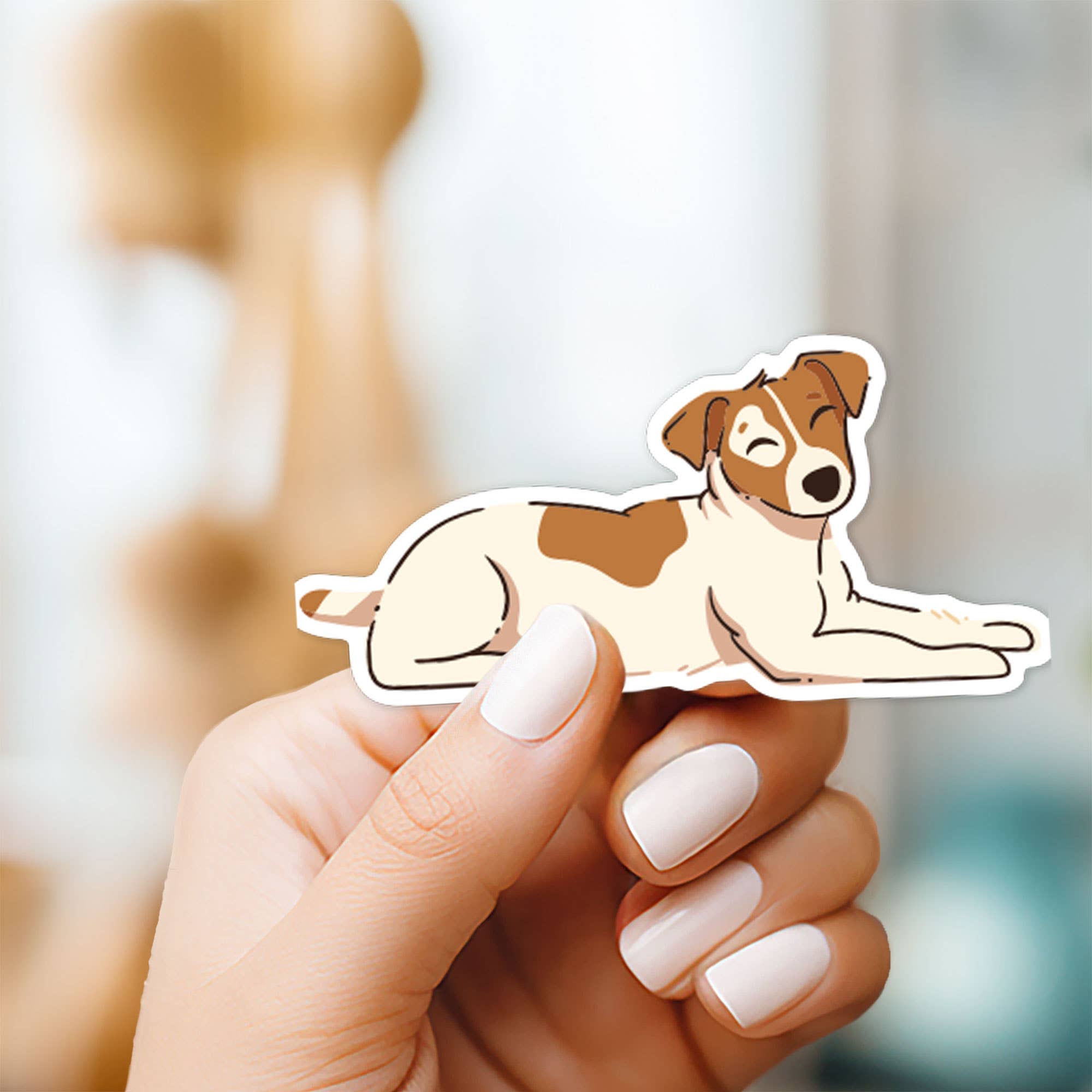 The Stickerie - Wholesale Phone & Laptop Stickers - Jack Russell Terrier Sticker1