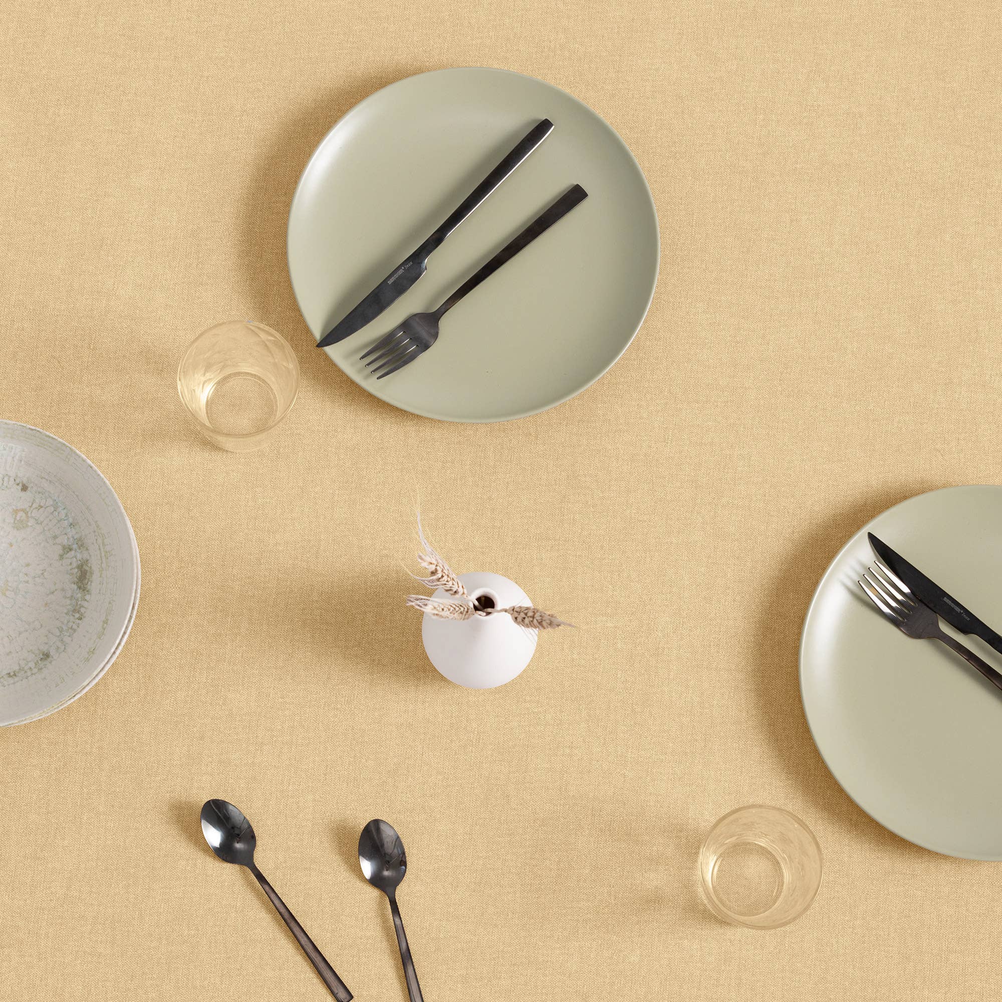 GAMUSI - Wholesale Tablecloth - Stain-resistant cotton tablecloth fabric feel INDIRA33