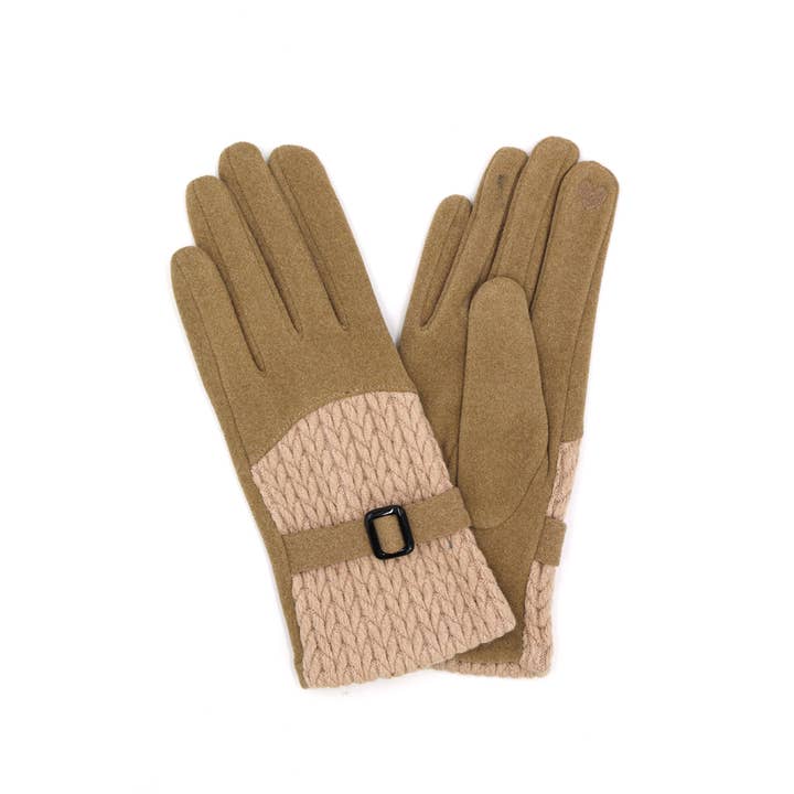 Anarchy Street - Wholesale Gloves - Women's - Braid Belt Detail Smart Touch Gloves4