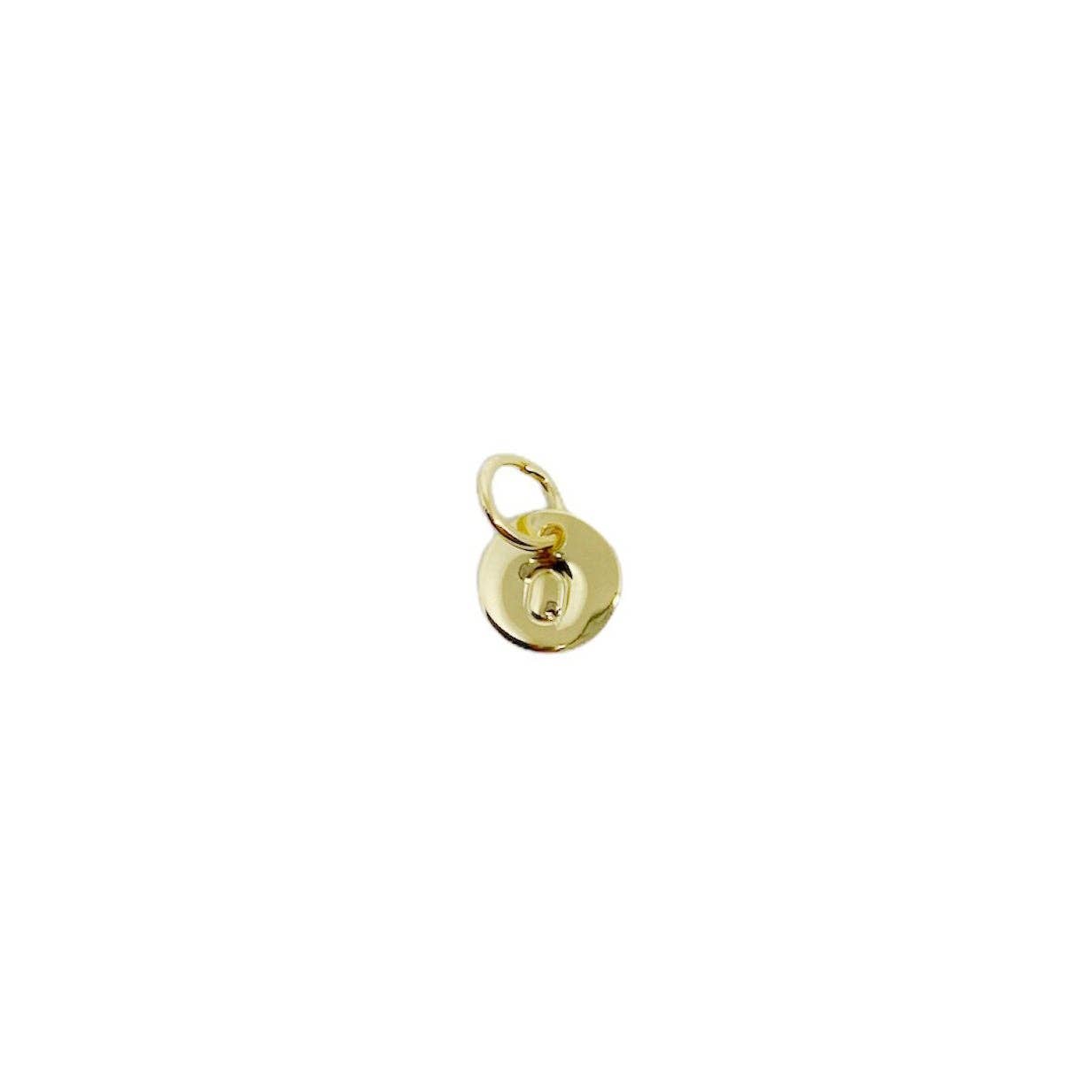 GoldFi – wholesale Individual charm/pendant – Stamped Tiny Initial Letter Charm in 18k Gold Filled Complete Alphabet16
