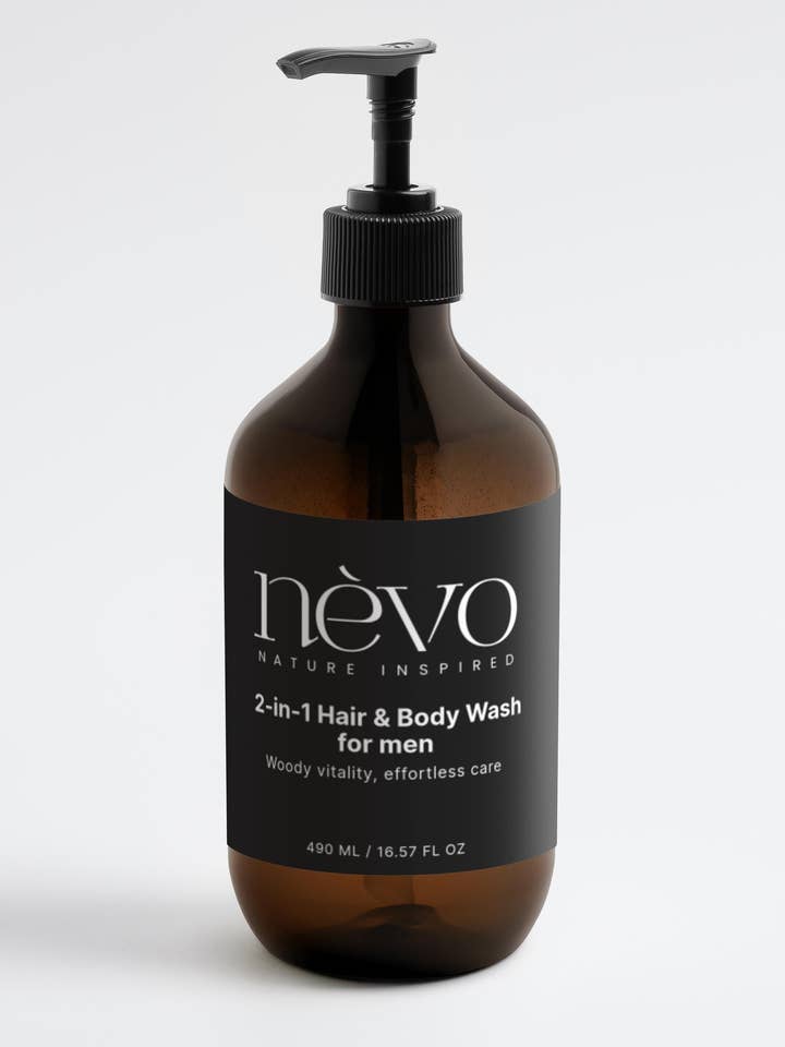 2-in-1 Hair & Body Wash for men for wholesale by Nevo