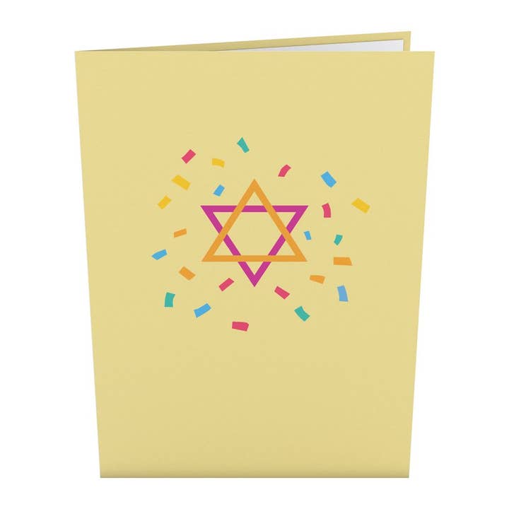 Lovepop Cards - Wholesale Congratulations Card - Confetti Mazel Tov 5''x7'' Card, Pop-Up Cards
