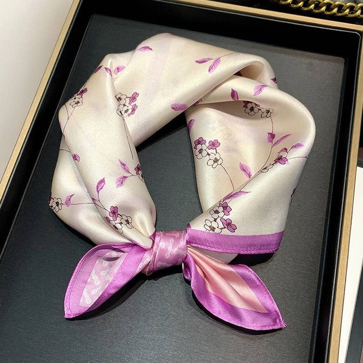 Plush Looks – wholesale Scarf – Women's – Thin Printed Small Handkerchief0