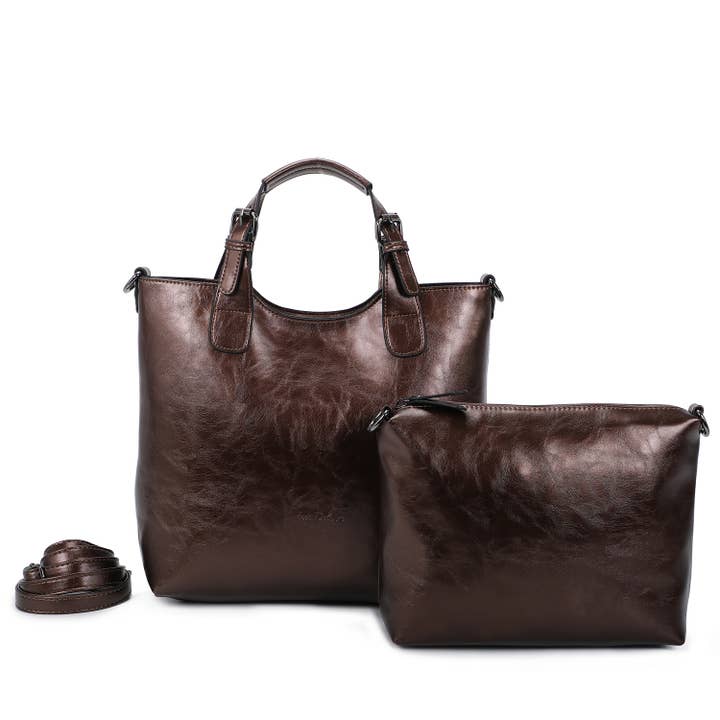 INES DELAURE - Wholesale Tote Bag - Women's - 2 in 1 tote bag38