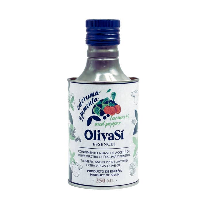 Aromatiserad extra jungfruolivolja Oliva Sí, med gurkmeja och peppar, 250 ml för wholesale av OLIVA SÍ