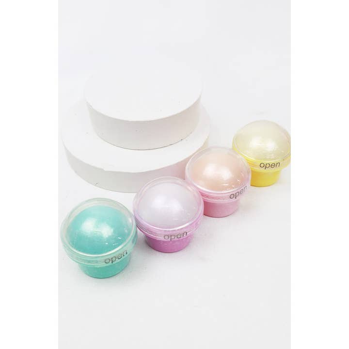 MIX COLOR Mushroom Dome Shaped Glitter Highlighter for wholesale on Faire