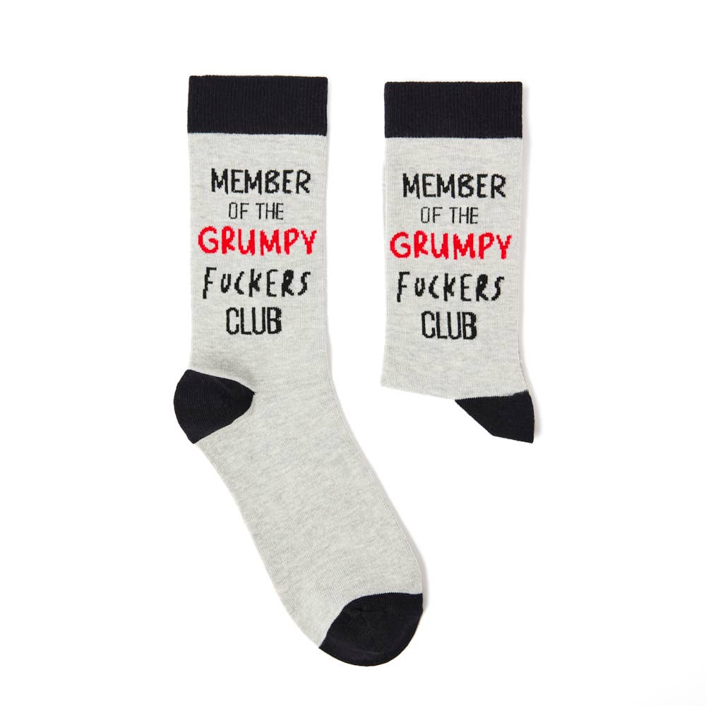 Urban Eccentric - Wholesale Socks - Unisex - Unisex Member Of The Grumpy Fuckers Club Socks