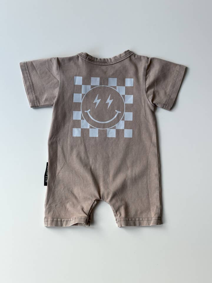 Smiley Daze - Wholesale Jumpsuit - Baby - CAMEL ACID • ROMPER