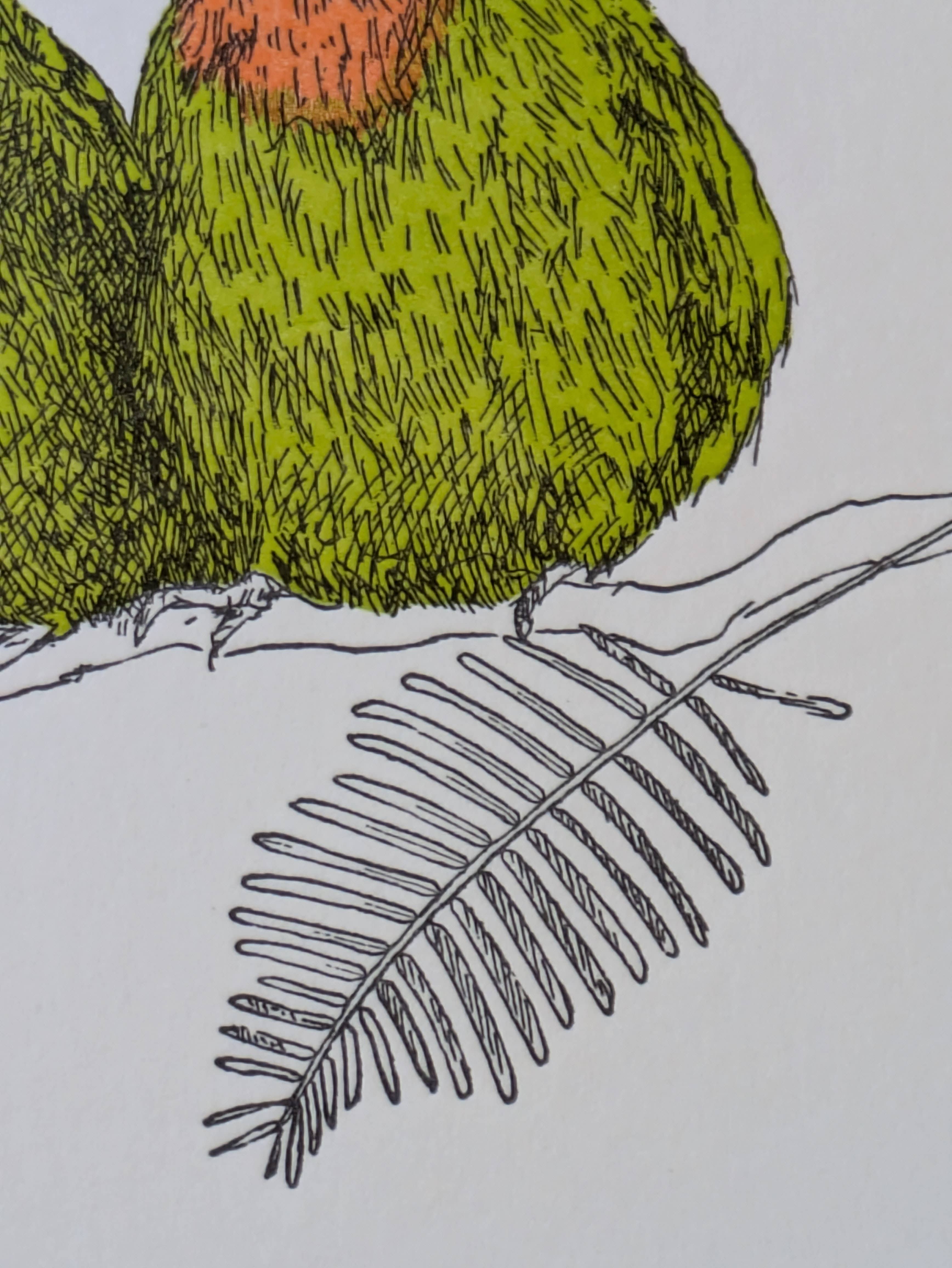 Painted Tongue Press - Wholesale Love Card - Acacia Love Card2