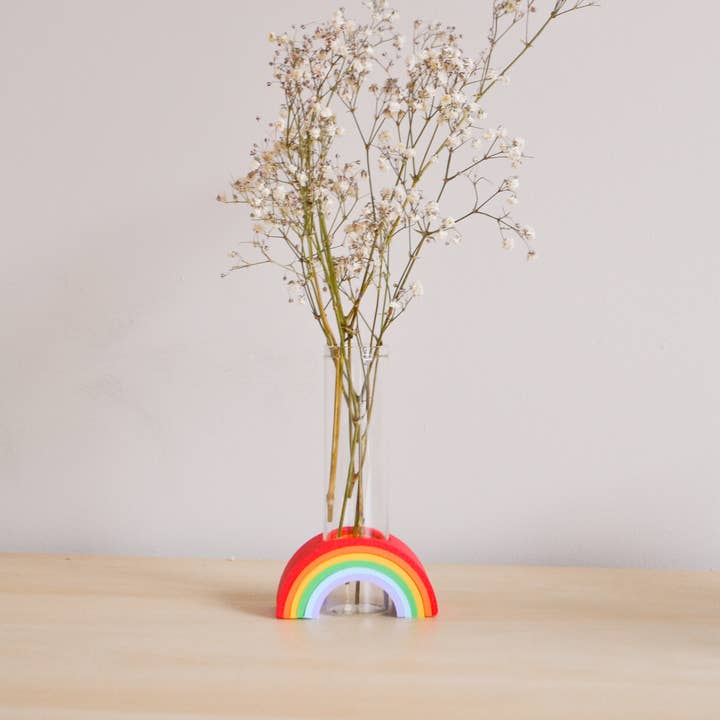 LindaMakess - Wholesale Vase - Rainbow Propagation Bud Vase / Propagation stand