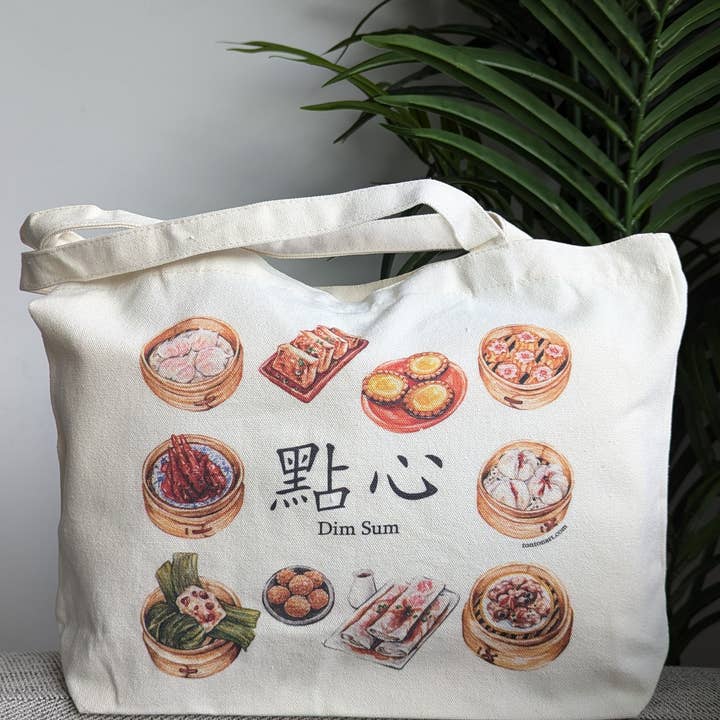 Dim Sum Tote Bag for wholesale by Tonton Art