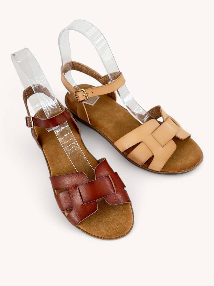 LEISURE-12 VINTAGE TEXTURED FISHERMAN SANDALS for wholesale by CCOCCI