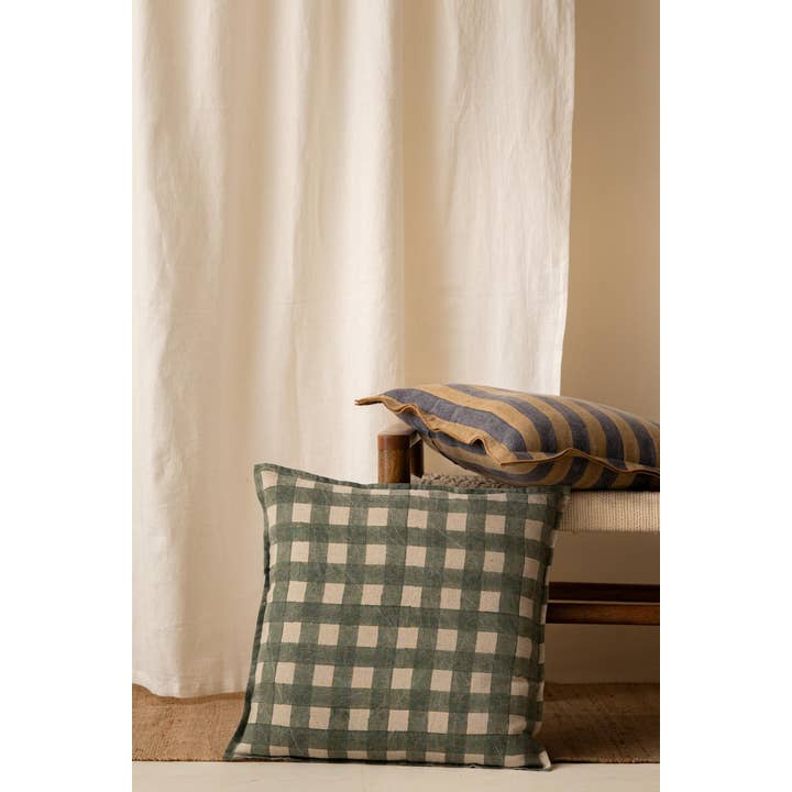 Live Linen - Vendita all'ingrosso Fodera cuscino decorativo - Copricuscino in Lino Olea2