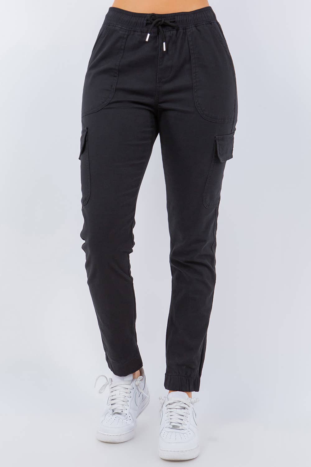 Veracci - Wholesale Pants - Women's - Stretch Twill Cargo Jogger Pants womens2