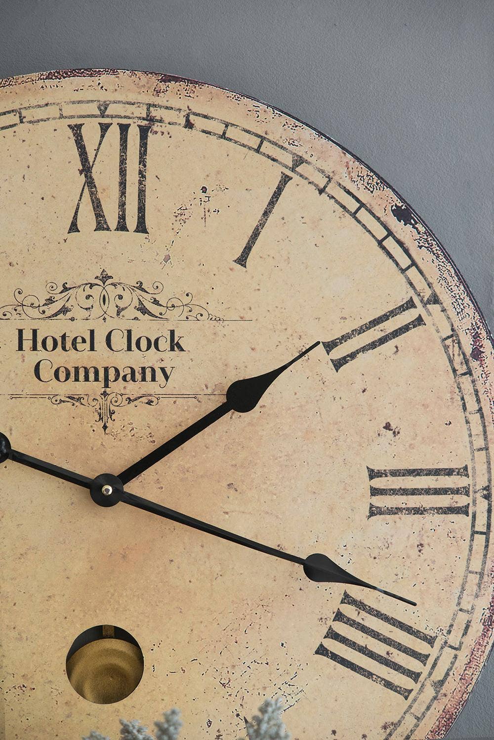 A&B Home Group Inc. - Wholesale Wall Clock - D23x2.2"  Wall Clock - Beige1