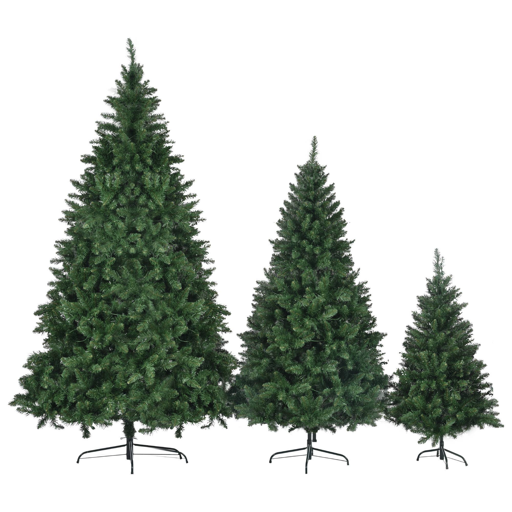 HomeRoots - Wholesale Artificial Christmas tree - Three Piece Pre Lit Extra Full Frosted Pine Christmas Tree Set4