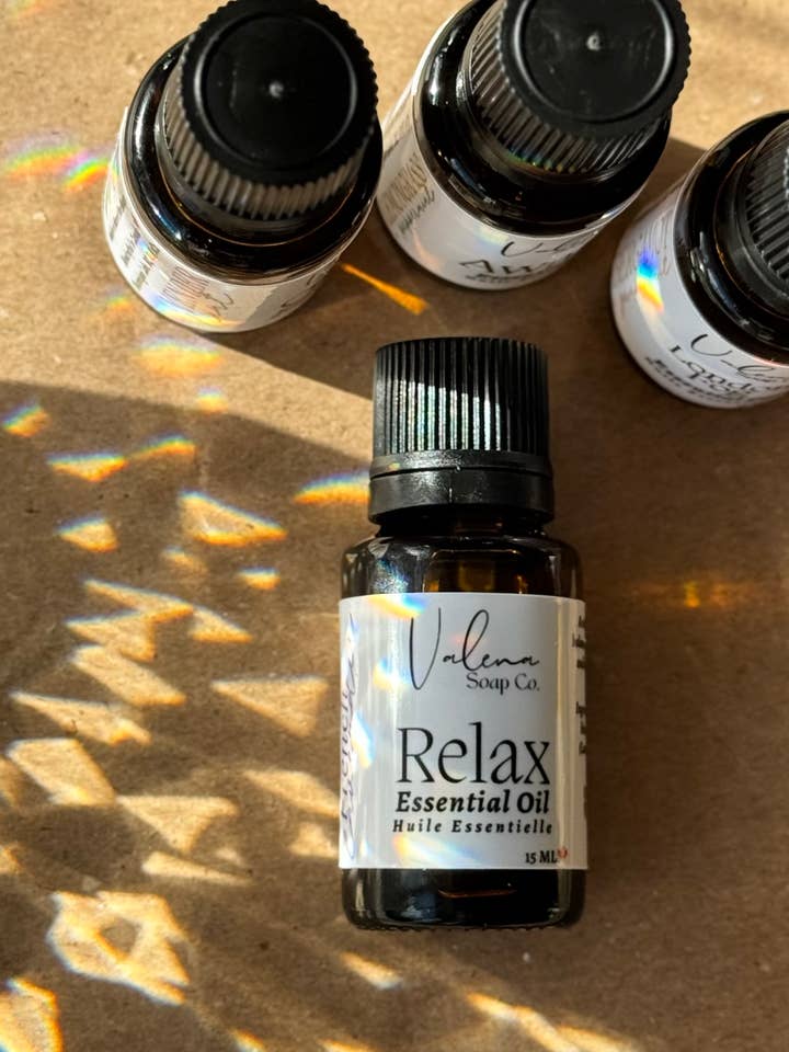 Relax Essential Oil for wholesale by Valena Soap Co.