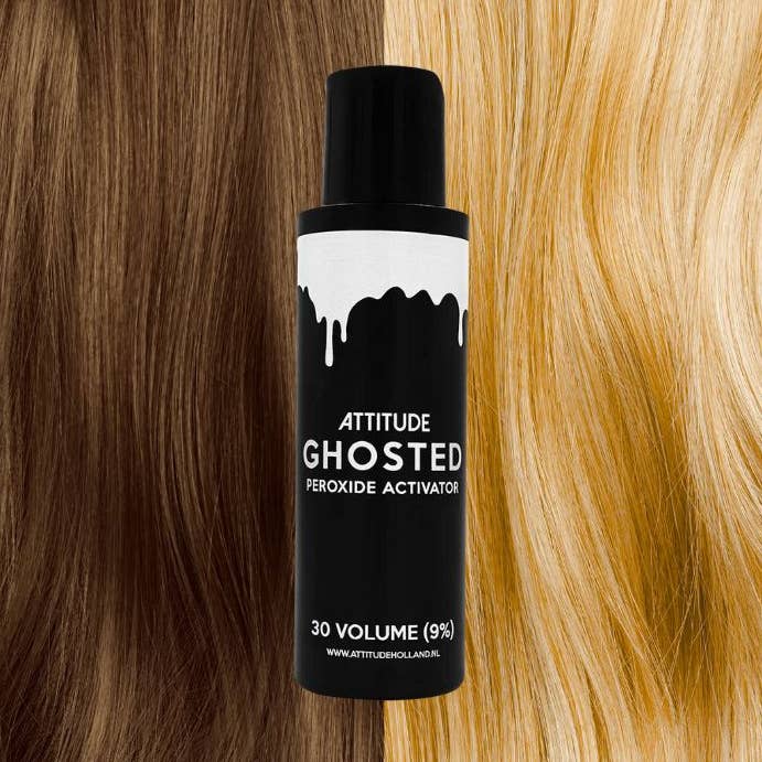 Ghosted Activador Volume 30 para Clareamento Completo do Cabelo Vegano e Cruelty-Free por atacado de Attitude Hair Dye