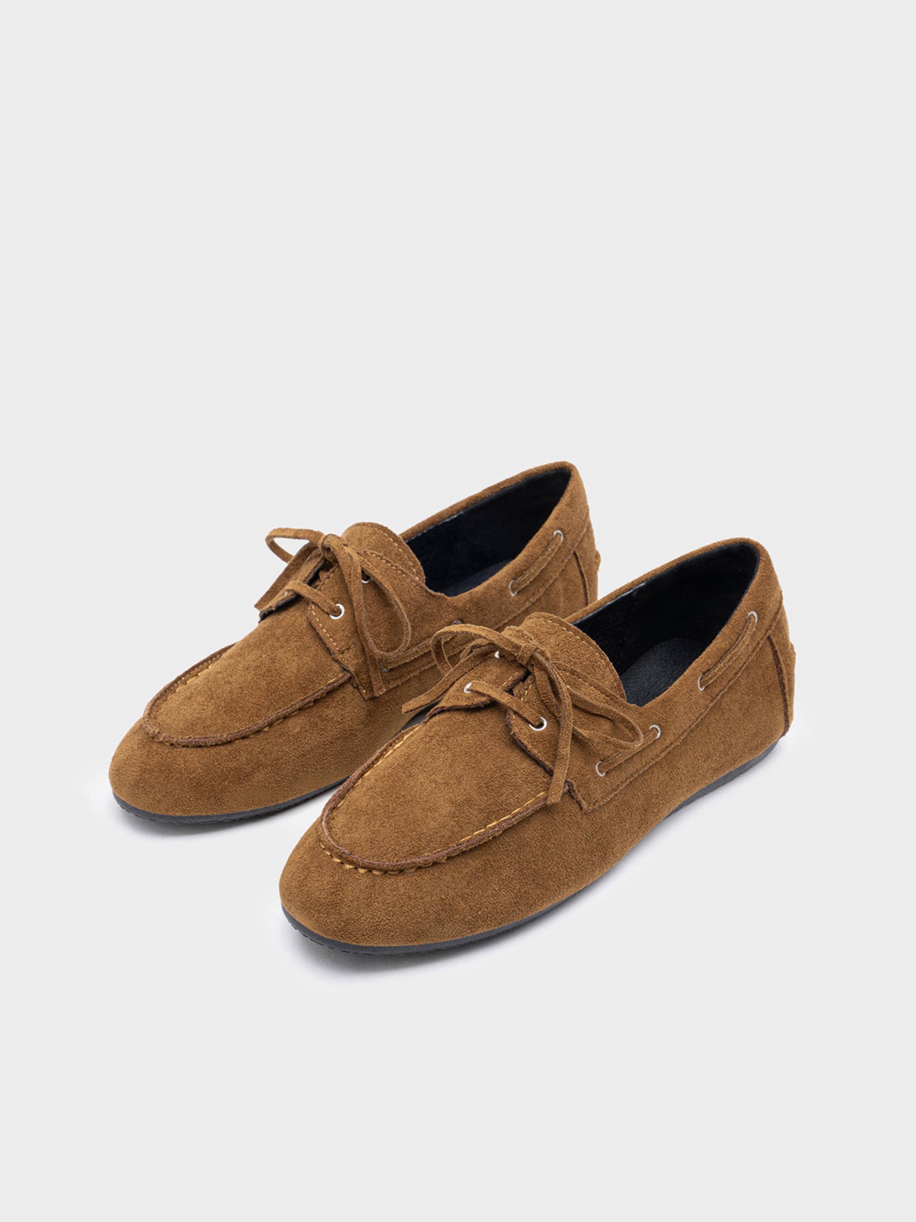 CEREZA - Vendita all'ingrosso Mocassini - Donna - MOCASSINO IN CAMOSCIO NAUTICO CON LACCI12