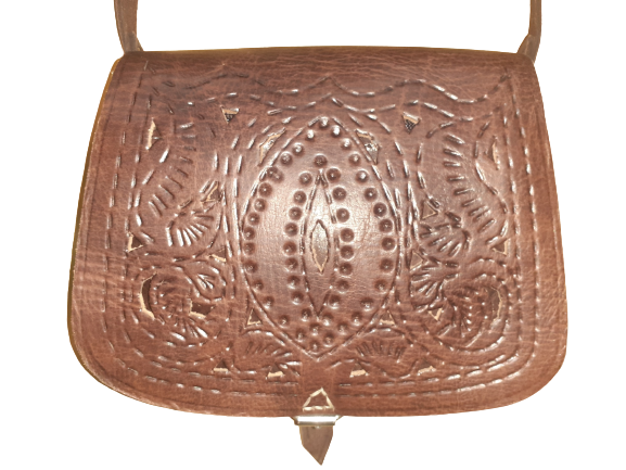 Hecho a mano - Wholesale Shoulder Bag - Women's - Round openwork bag with medium buckle7