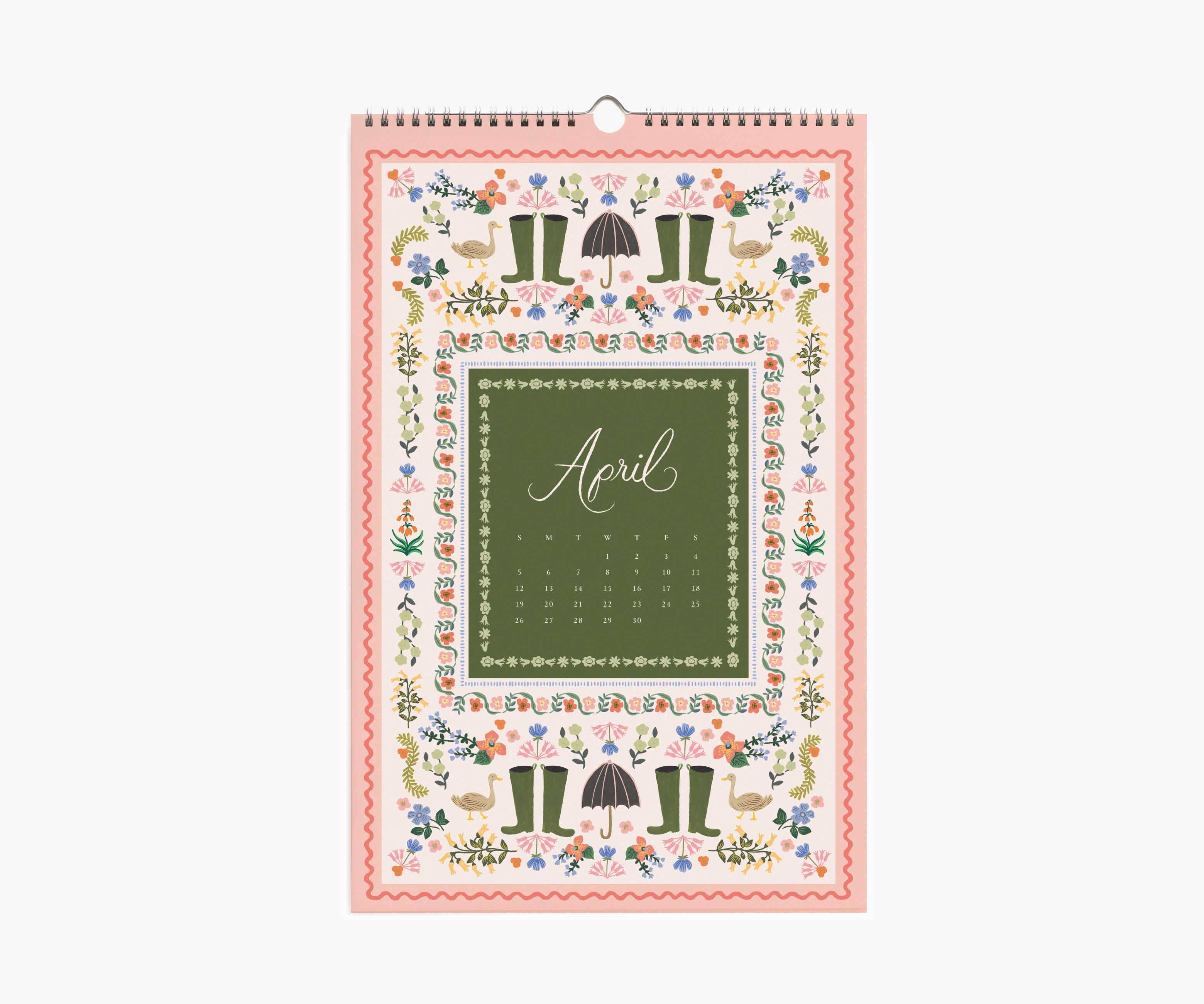 Rifle Paper Co - Wholesale Calendar - 2026 Flora Wall Calendar4