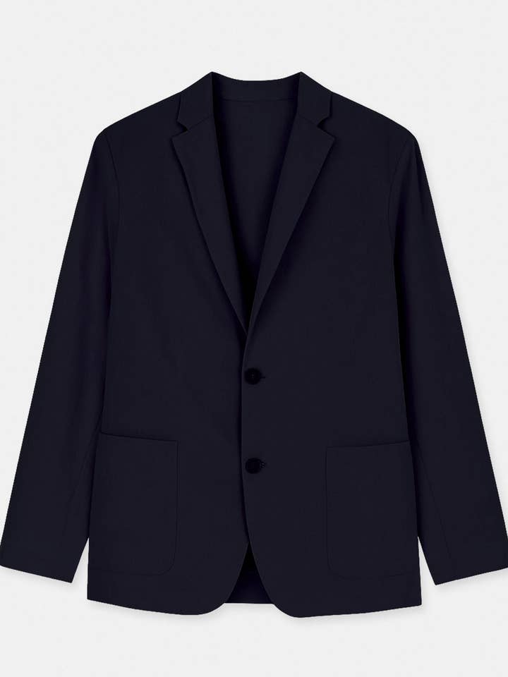 LINEN BLAZER NAVY for wholesale by THE (REAL) GARCIA