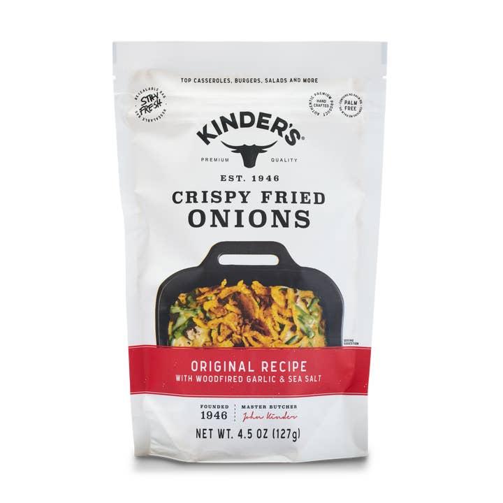 Fried Onion Display 52ct for wholesale by Kinder's Sauces & Seasonings
