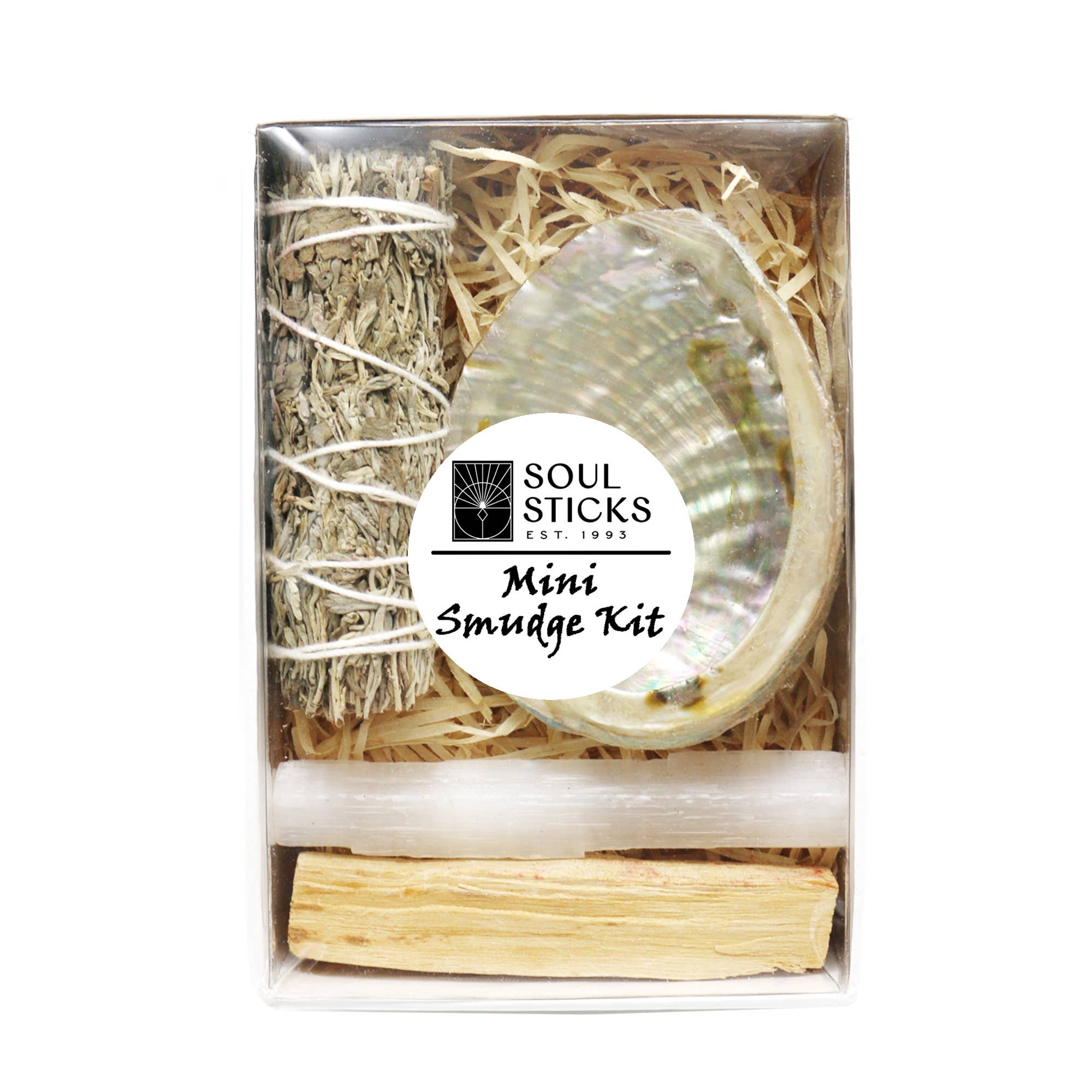 Designs by Deekay Inc. – Engroshandel Meditationsudstyr – Mini Smudge-sæt/Gavesæt - Blue Sage3