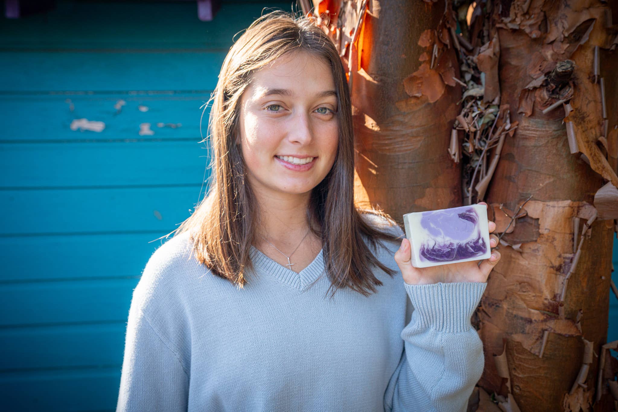 The Appalachian Goat – Engroshandel Sæbestykke – 5 oz (142 g) lavendel sæbestykke med gedemælk2