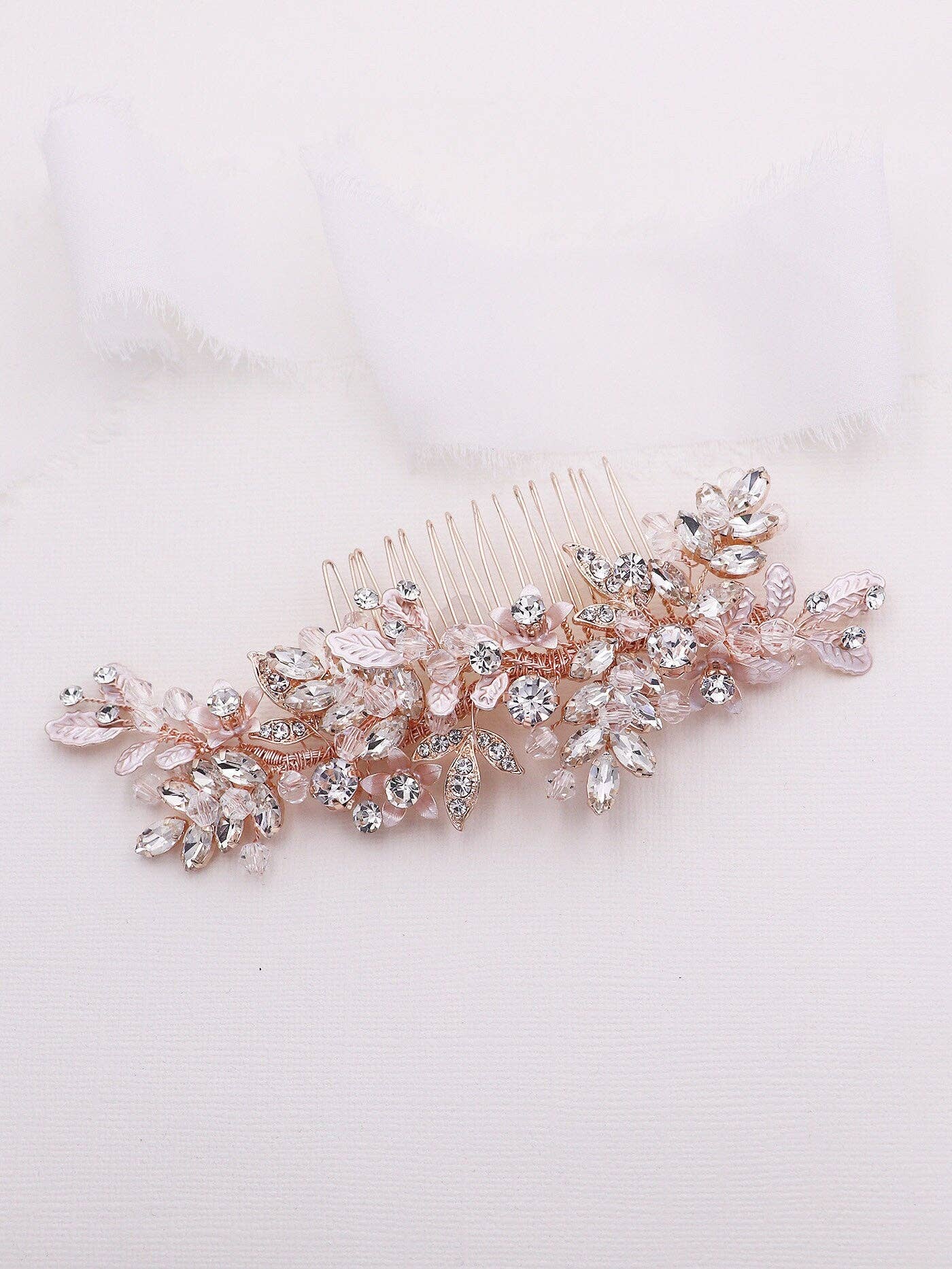 allureweddingjewelry - Wholesale Hair Pin - Halley Crystal Hair Comb5