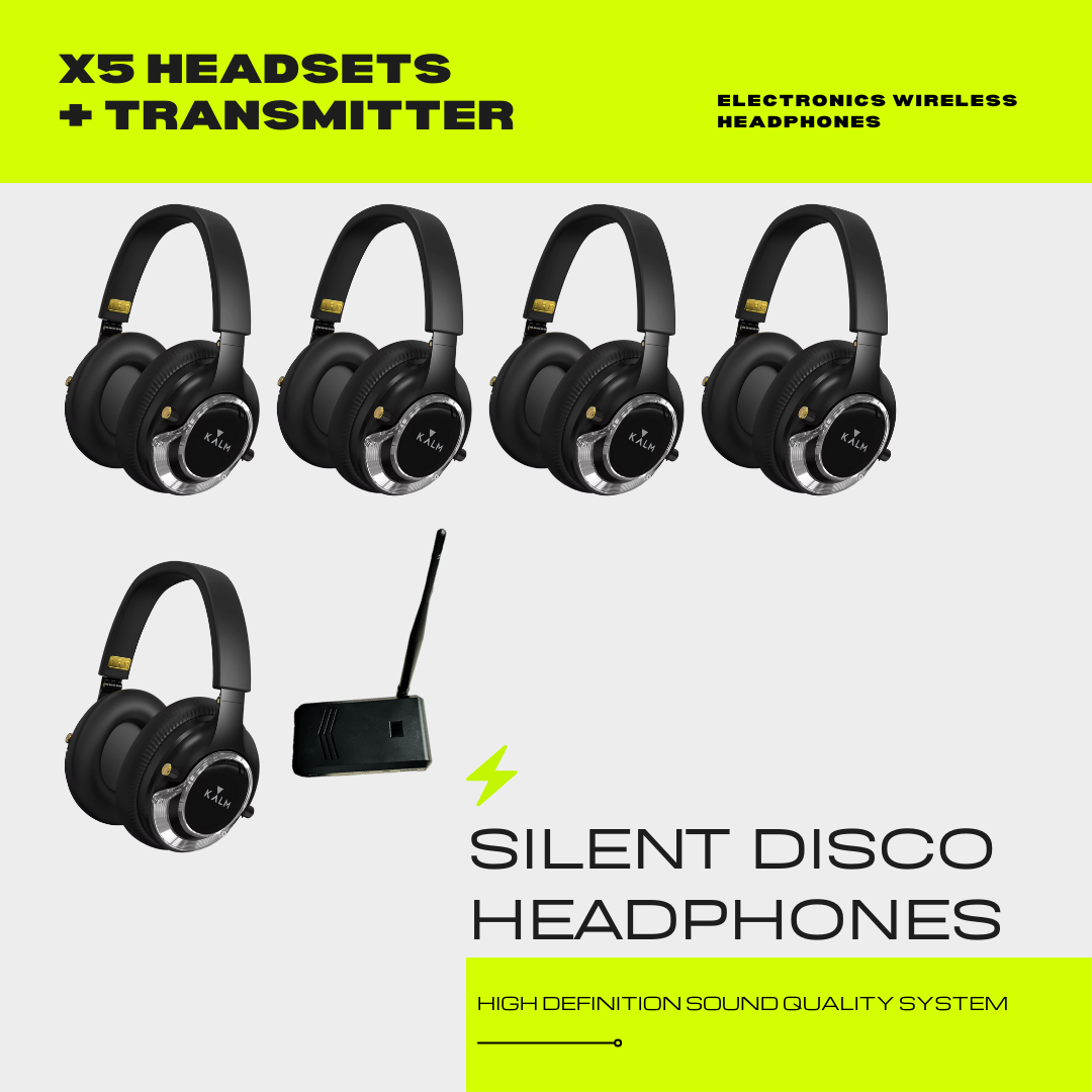 Kalm Yoga - Vendita all'ingrosso Cuffie - Silent Disco Silent Yoga Kalm Now® Cuffie HiFi1
