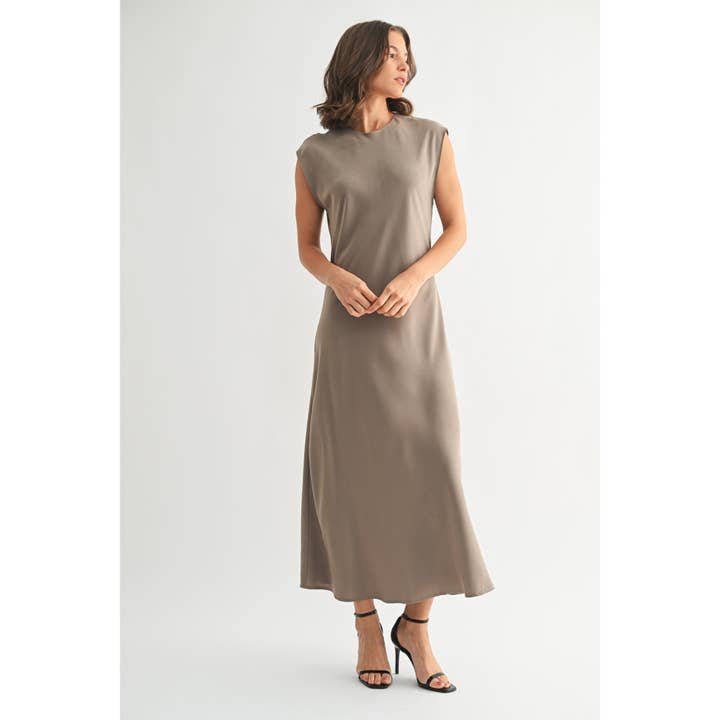 FUN2FUN - Wholesale Dress - Women's - SATIN MAXI DRESS15